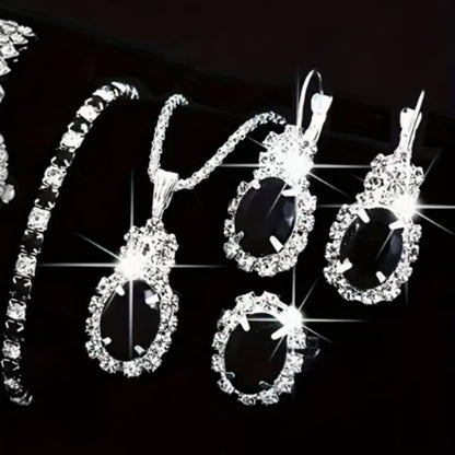 Crystal-Accent Jewelry Set – product view 5