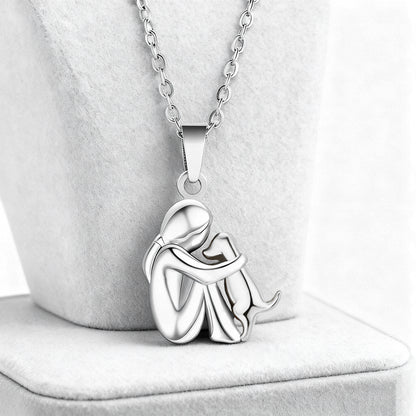 Simple Dress Women's Personalized Necklace – product view 6