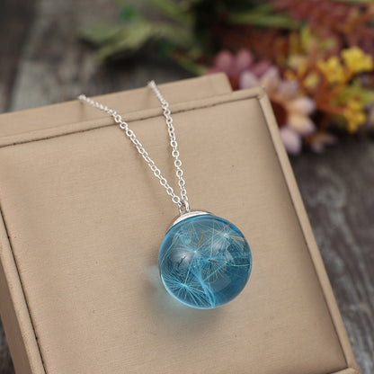 Resin Pendant Necklace – product view 7