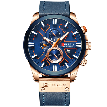 Mens Round Business Watch Calendar – product view 1