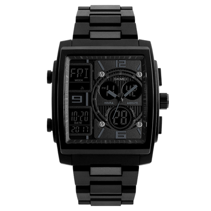 Mens Square Electronic Watch – product view 6