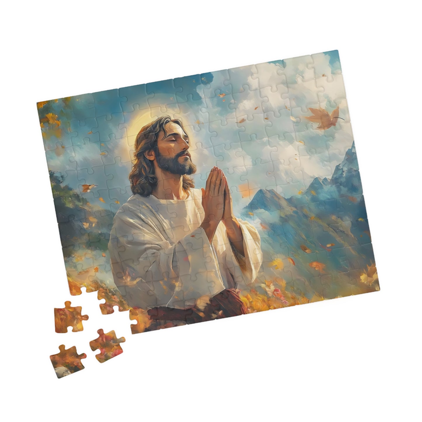 Praying Jesus Puzzle 252 Piece | Christian Religious Jigsaw