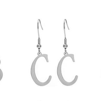 Personalized Initial Letter Earrings – product view 33