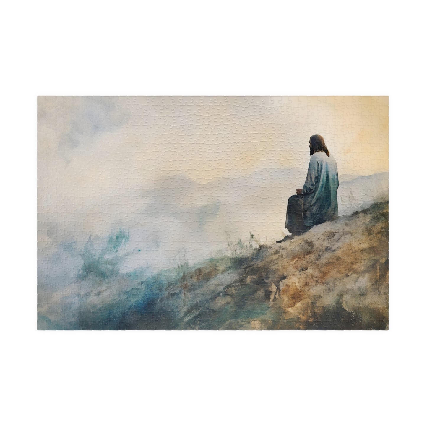 Jesus Walking on Water Puzzle | Christian Faith Scene, Religious Jigsaw
