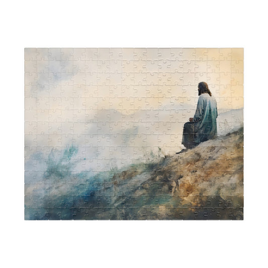 Jesus Walking on Water Puzzle | Christian Faith Scene, Religious Jigsaw