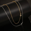 Mini Cross Crystal Necklace
