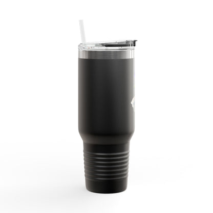 Purple Pansy Broken Pot 40oz Insulated Travel Tumbler — alternate tumbler product image 14