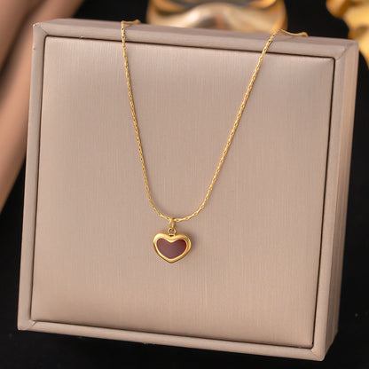 Women's Titanium Steel Heart Necklace – product view 67