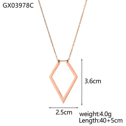Titanium Steel Ring-Holder Necklace – product view 5