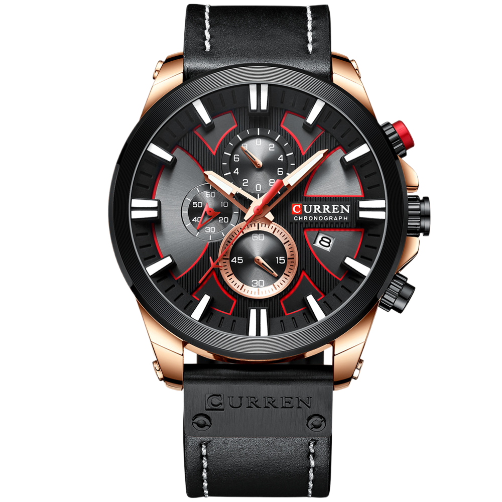 Mens Round Business Watch Calendar – product view 7