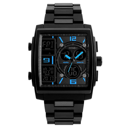 Mens Square Electronic Watch – product view 1