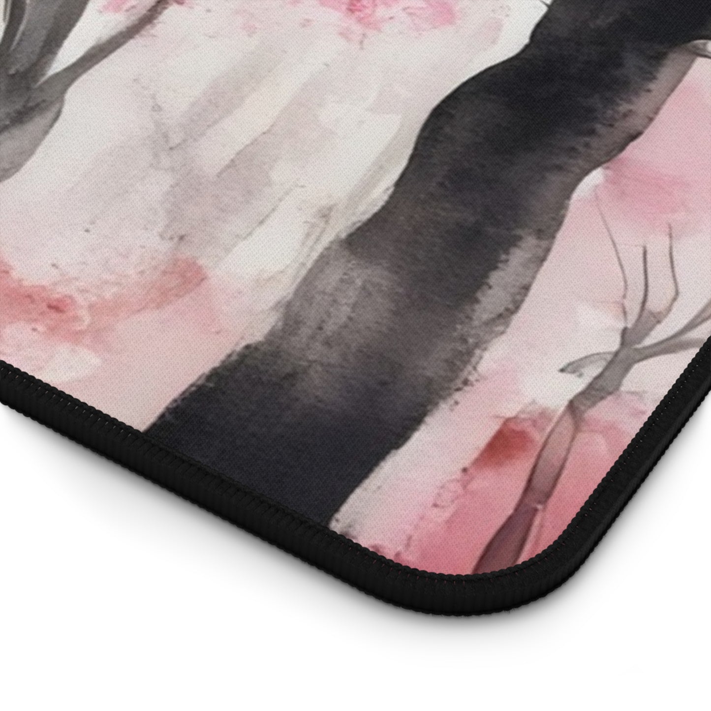 Cherry Blossom Path Desk Mat | Pink Sakura Mouse Pad