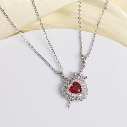 Heart Arrow Necklace – product view 3