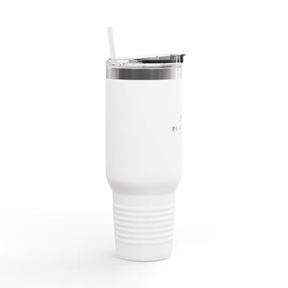 Peace Beyond Thought Mountain Logo 40oz Travel Tumbler — alternate tumbler product image 3