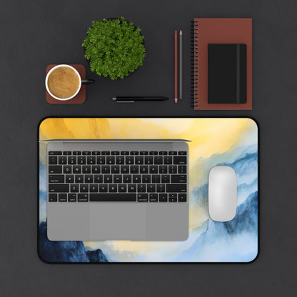 Sunrise Mountain Mist Watercolor Desk Mat — alternate desk mat product image 4