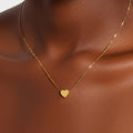 Minimalist Stainless Steel Heart Necklace