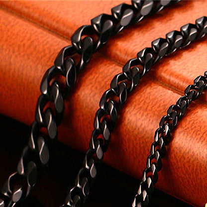 Men's Stainless Steel Cuban Chain Jewelry Set – product view 63