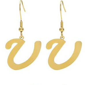 Personalized Initial Letter Earrings – product view 25