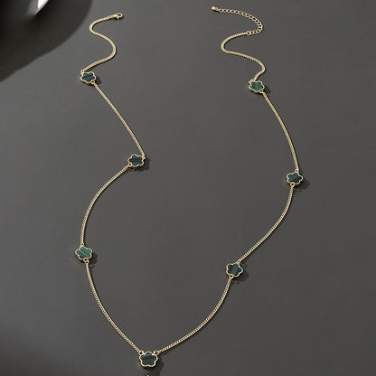 Women's Long Pendant Necklace – product view 2