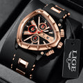 Polygonal Luminous Calendar Watch