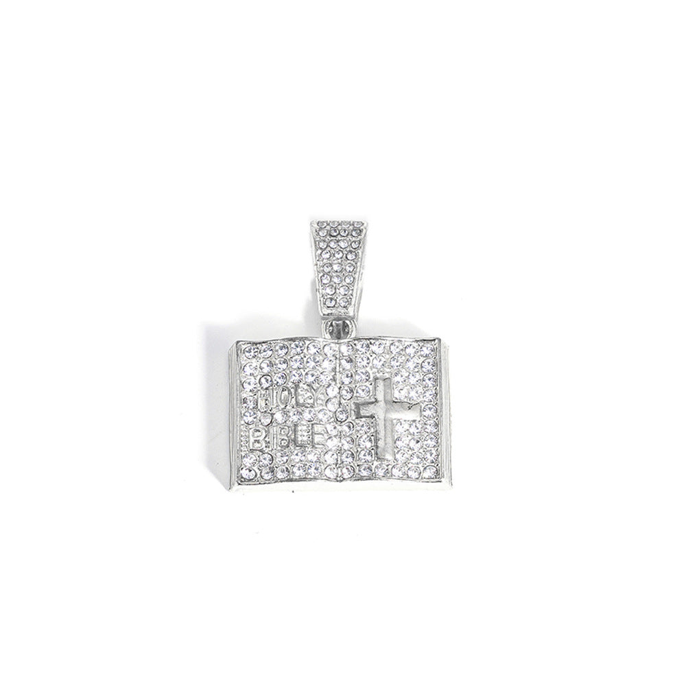 Men's Magic Book Cross Pendant – product view 6