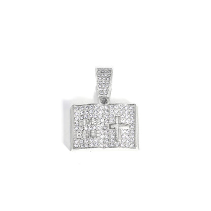 Men's Magic Book Cross Pendant – product view 6