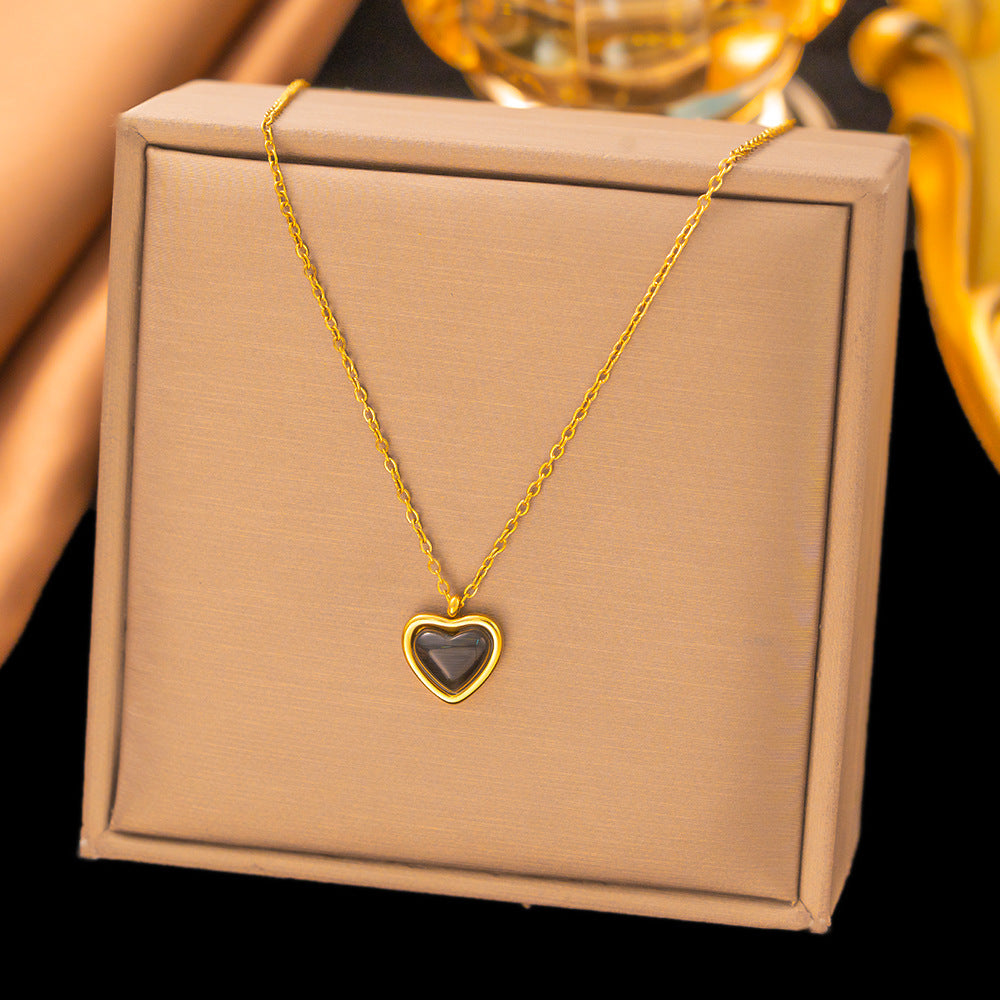 Women's Titanium Steel Heart Necklace – product view 53