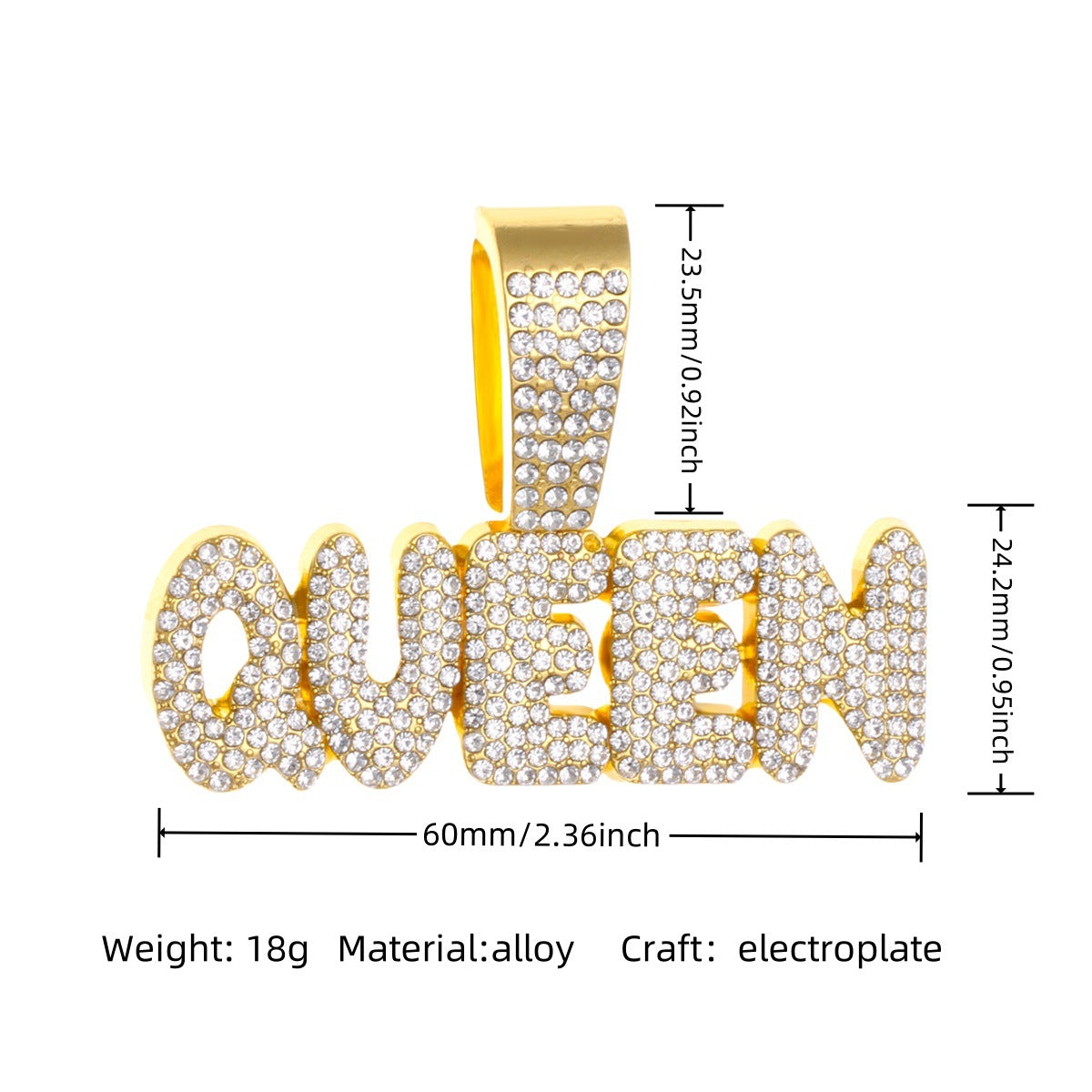 Cuban Chain Necklace Pendant – product view 38