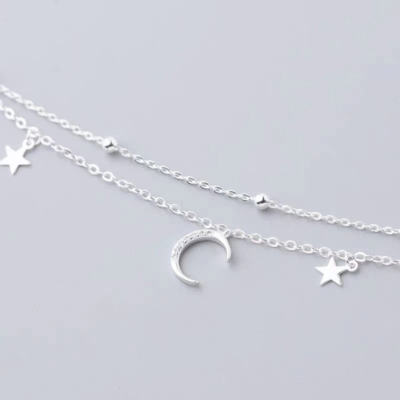 Double Layer Star Moon Bracelet – product view 4
