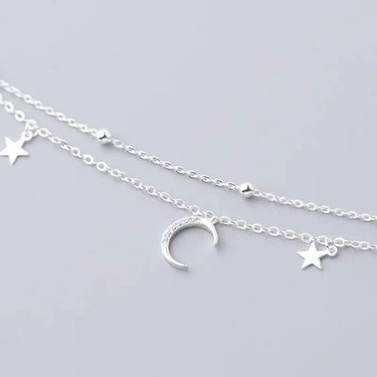 Double Layer Star Moon Bracelet – product view 4