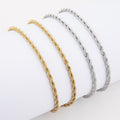 Twist Chain Titanium Steel Necklace