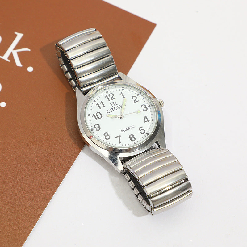Elastic Band Digital Quartz Watch for Elderly – product view 6