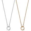 Hinged-ring Pendant Necklace