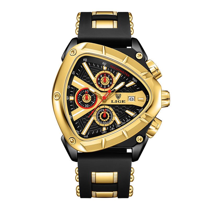 Polygonal Luminous Calendar Watch – product view 8