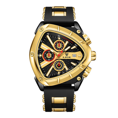 Polygonal Luminous Calendar Watch – product view 8