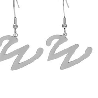 Personalized Initial Letter Earrings – product view 53