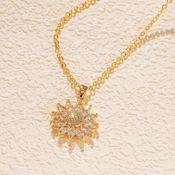 Sunflower Necklace – product view 1