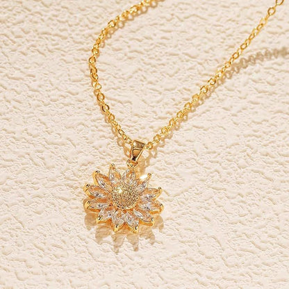 Sunflower Necklace – product view 1