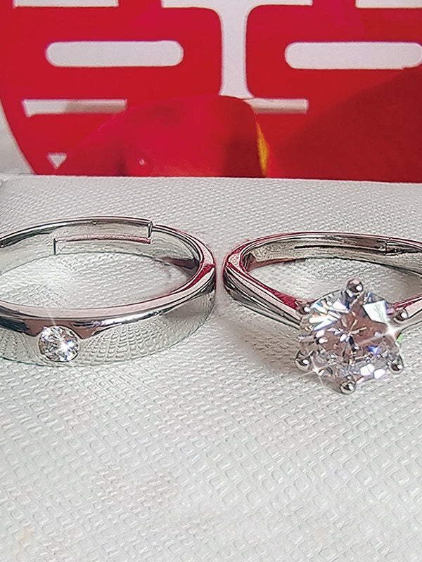 Crystal-style Ring for Wedding Ceremony – product view 3