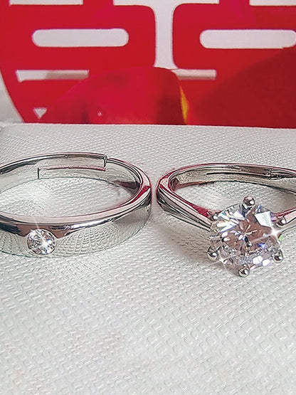 Crystal-style Ring for Wedding Ceremony – product view 3