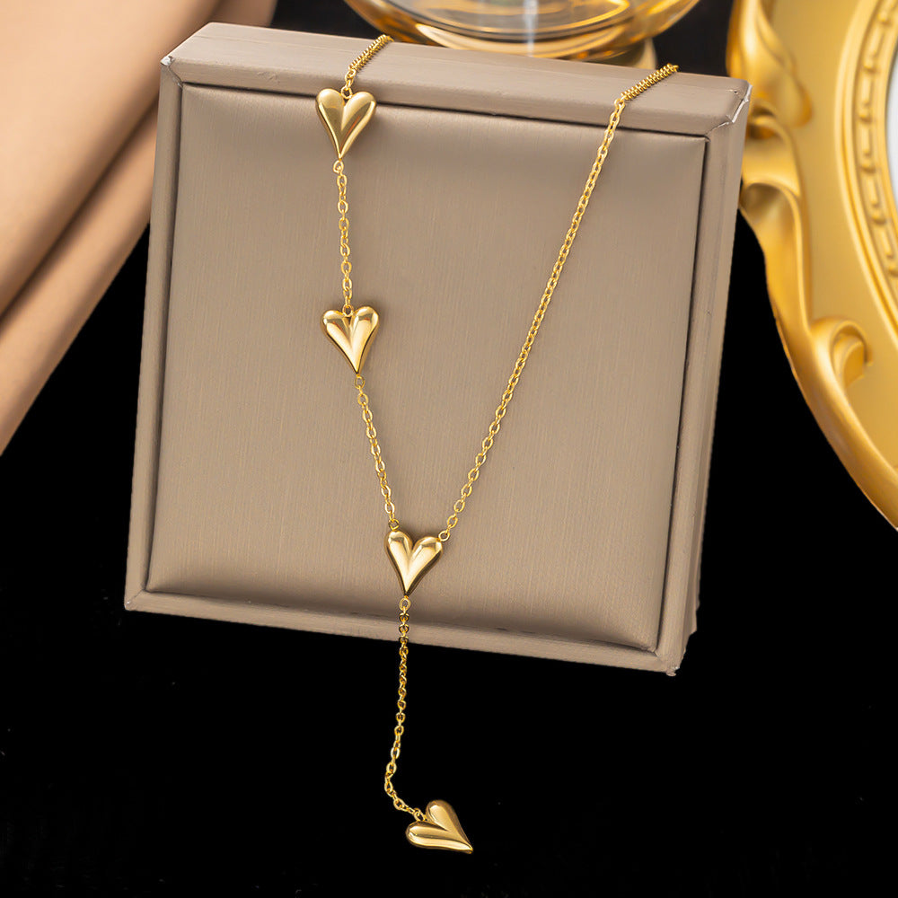 Women's Titanium Steel Heart Necklace – product view 65