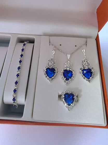 Crystal-Accent Jewelry Set – product view 13