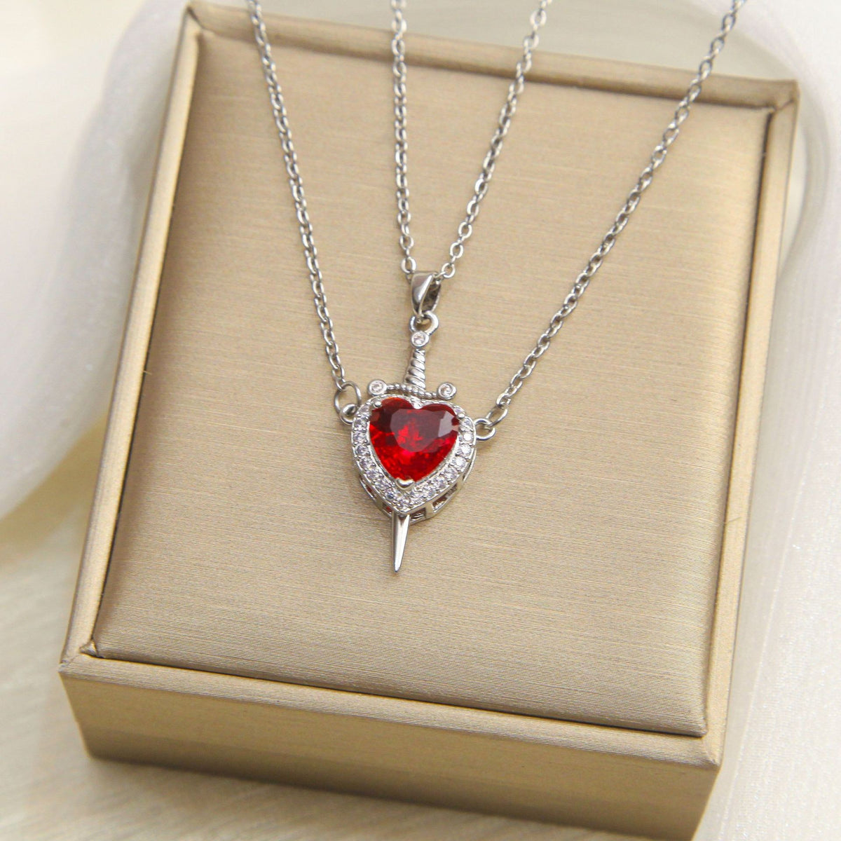Heart Arrow Necklace – product view 9