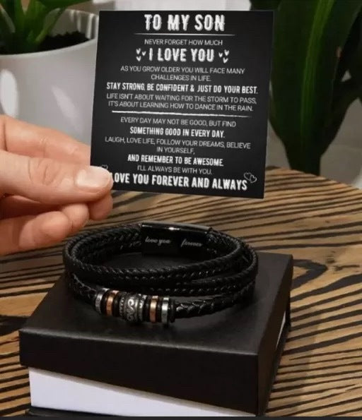 Multi-layer Leather Bracelet – product view 10