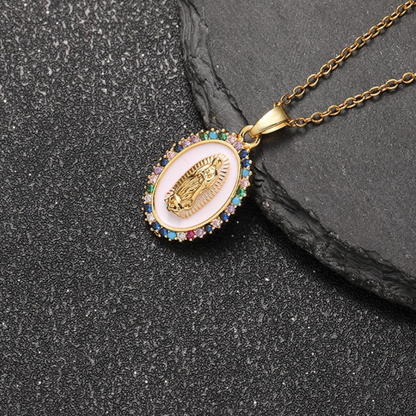 Colored Crystal Pendant – product view 2