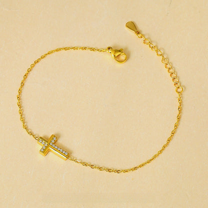 Crystal Cross Bracelet – product view 6