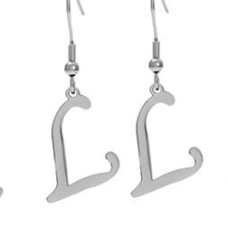 Personalized Initial Letter Earrings – product view 42