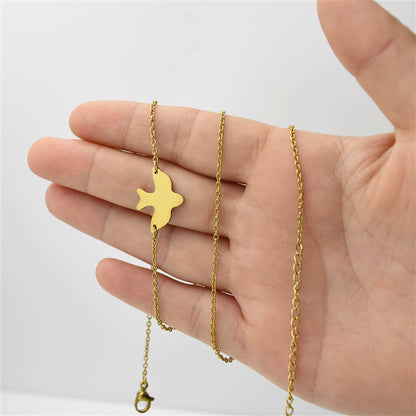 Peace Dove Collarbone Chain – product view 5