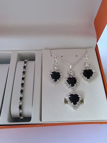 Crystal-Accent Jewelry Set – product view 6