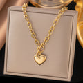 Women's Titanium Steel Heart Necklace